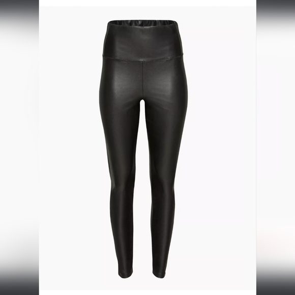 Aritzia Wilfred Free Daria Pants High-waisted Vegan Leather leggings - Picture 2 of 9
